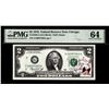 Image 1 : 1976 $2 Federal Reserve Note Fr.1935-G PMG Choice Uncirculated 64 First Day Canceled