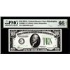 Image 1 : 1934A $10 Federal Reserve Note Philadelphia Fr.2006-C PMG Gem Uncirculated 66EPQ