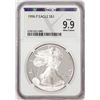 Image 1 : 1996-P $1 Proof American Silver Eagle Coin NGCX Proof 9.9 Ultra Cameo