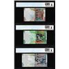 Image 2 : Lot of 2014 Kuwait 1/4, 1/2 & 1 Dinar Notes PCGS Superb Gem Uncirculated 67PPQ