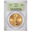 Image 1 : 1927 $20 St. Gaudens Double Eagle Gold Coin PCGS MS65 Old Green Holder