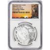 Image 1 : 2014 Tanzania 1000 Shillings Serengeti Lion Big 5 HR Silver Coin NGC PF70 Ultra Cameo