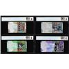 Image 2 : Lot of 2014 Kuwait 1/4, 1/2, 1 & 5 Dinar Notes PCGS Gem Uncirculated 66PPQ