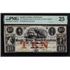 Image 1 : 1850s-60s $10 Bank of the State of South Carolina Obsolete Note PMG Very Fine 25