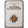 Image 1 : 1864 Copper Nickel Indian Head Cent Coin NGC MS63