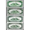 Image 2 : Lot of (4) 1934 $10 Federal Reserve Notes Chicago