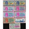 Image 1 : Lot of (8) Assorted Military Payment Certificate Notes