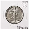 Image 1 : 1917-S Reverse Walking Liberty Half Dollar Coin