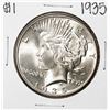 Image 1 : 1935 $1 Peace Silver Dollar Coin