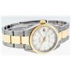 Image 2 : Rolex Ladies Midsize Two Tone Silver Index Datejust Wristwatch