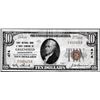 Image 1 : 1929 $10 First National Bank & Trust of Greenfield, MA CH# 474 National Currency Note