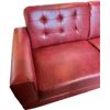 Image 2 : Gel Leather Couch With Chrome Legs