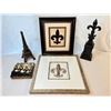 Image 1 : Fleur de Lis & Eiffel Tower Candle Holder Home Decor