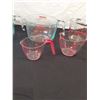 Image 3 : Asssorted Glass and Plastic Measuring Cups