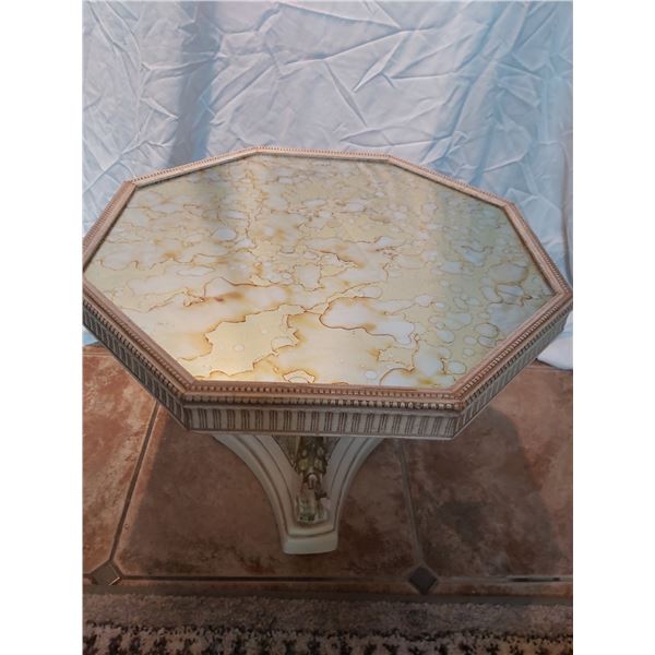 Ornate Mirrored Side Table