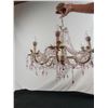 Image 1 : Pink Beaded Chandelier