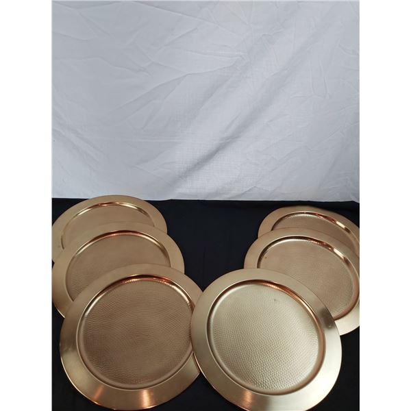 Williams Sonoma Antique Brass Plates