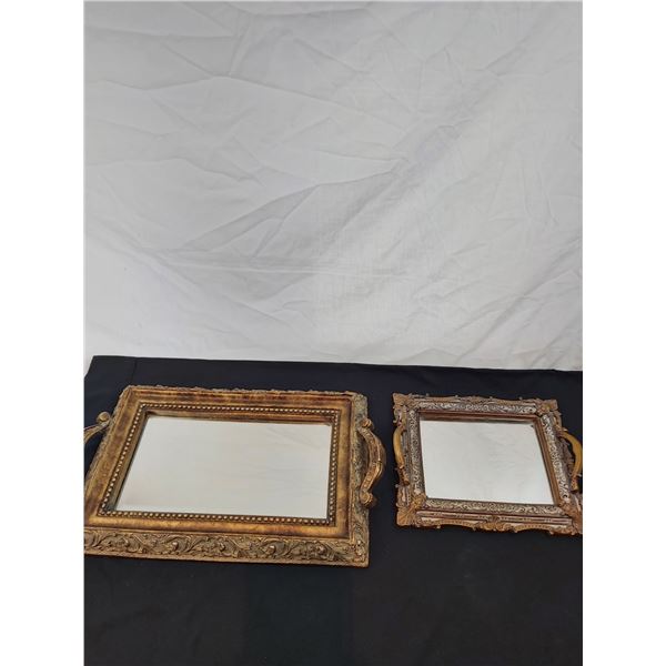 Ornate Ren-Wil Mirrored Trays