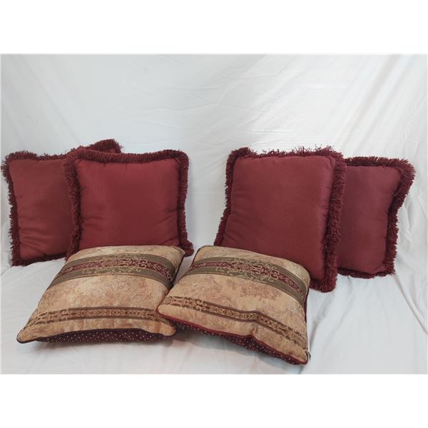 Red Accent Pillows