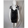 Image 1 : Vintage Stefano Black Sequin Dress