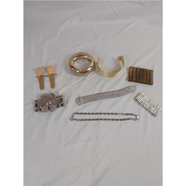 Assorted Gold & Silver Costume Jewelry