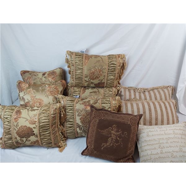 Assorted Decorative Pillows