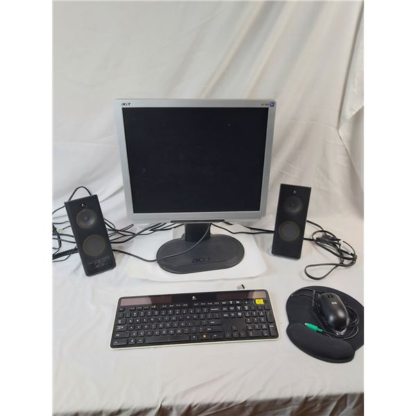 Acer Monitor with Acessories