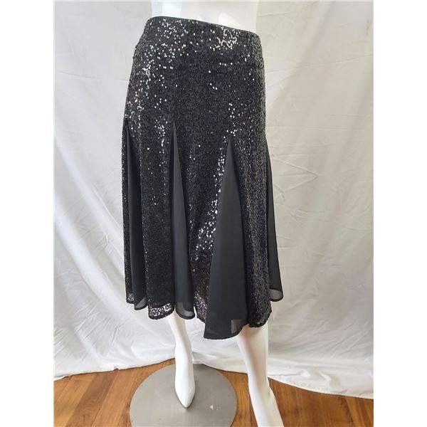 Eliza F Sequin Skirt