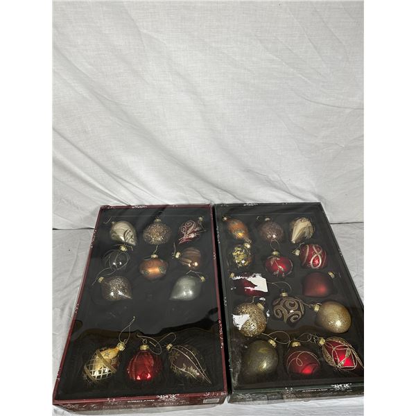 Kirkland Glass Christmas Ornaments