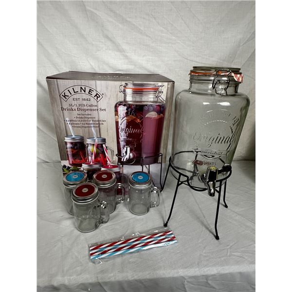 KILNER - 5L Drinks Dispenser Set