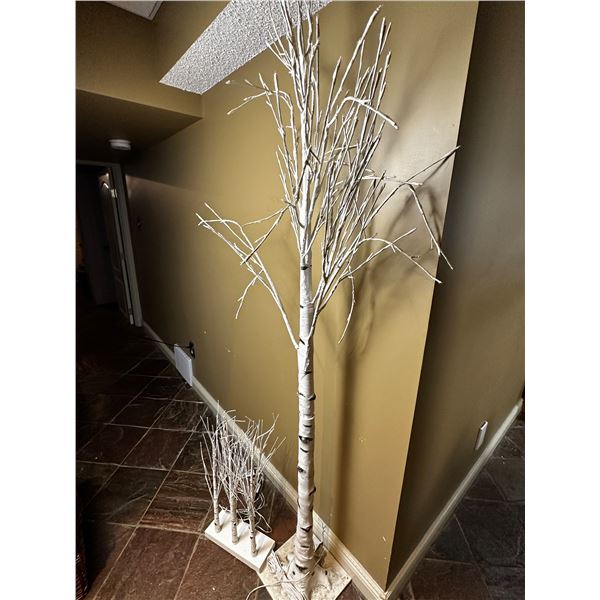 Birch Tree Lighted Décor