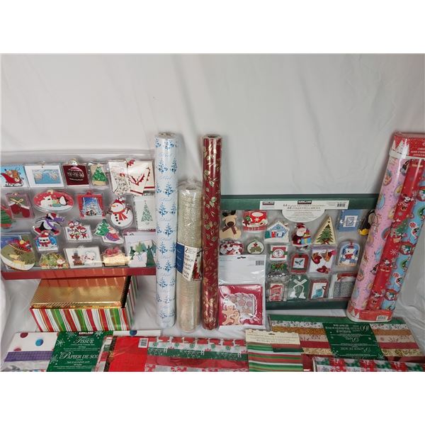 Christmas Tags and wrapping supplies