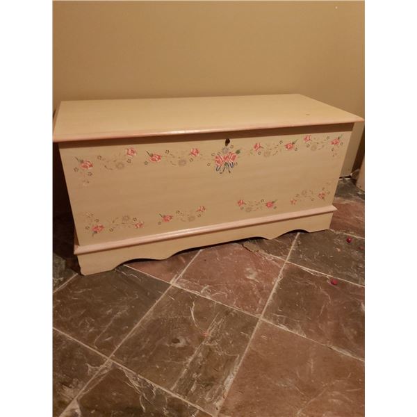 Vintage Wooden Toy Chest