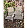 Image 1 : Patio Swivel Chairs