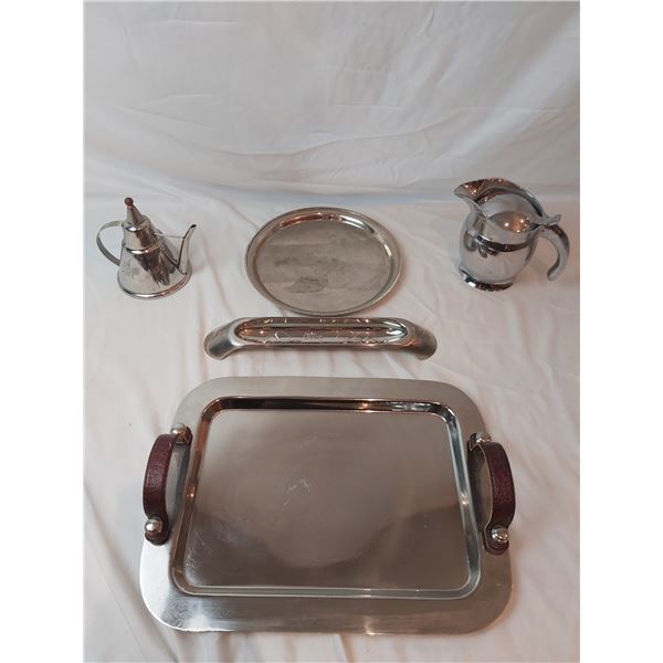 Metal Kitchen Servingware Lot