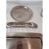 Image 3 : Metal Kitchen Servingware Lot