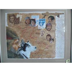 Iditarod Poster by John Van Zyle 1997