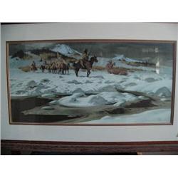 "Indian Trappers Horseback" McCarthy