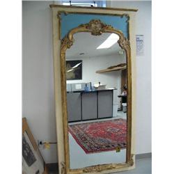 Painted and Gilded Louis XV Mirror