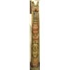 Image 1 : Totem Pole, 2 parts, Imported, Inlaid Abalone 82"