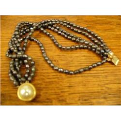 Multi Strand Black Pearl Bracelets 10 Each