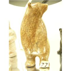 Standing Bear Brown Soapstone  4.5" E.S.
