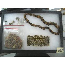 Lot of Estate Shell Necklace, Tiger Necklace