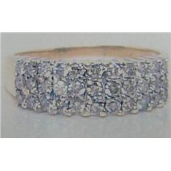 14 K Yellow Gold Light Champagne Color Diamond Lady's Ring Approx.  1.00 carats