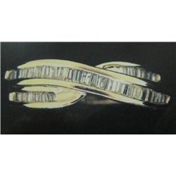 14 K Yellow Gold Diamond Lady's Ring Approx. .25 carats Replacement Cost: $1,025