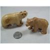 Image 1 : Lot of Carved Bone 1 Angel, 1 Seal, 2 Bears,