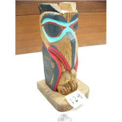 Carved Totem, Frances J. Natkong 8"