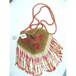 Bead Purse Import, 9"