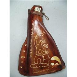 Relief Carved Bone "Voices Within Drum" Tom John 17"