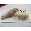 Image 2 : Lot of 2 carvings - Mammoth Ivory  Bear 1.5" / Seal 2.5"